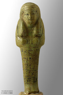 Shawabti of Pa-iri, fan-bearer, Dyn. 19