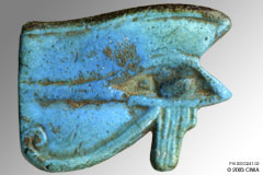 Udjat eye amulet-pendant, Dyn. 18