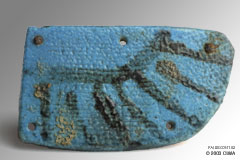 Scarab wing mummy net piece
