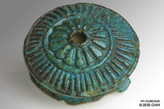 Faience ear ornament, Dyn. 18