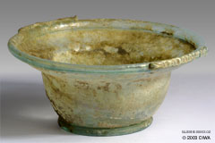 Double-convex bowl, Roman, 100-200 AD