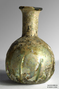 Glass unguentarium, Syria, 1-100 AD
