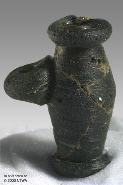Glass jug amulet, Palestine, c. 450 AD