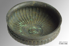 Bronze bowl, Sasanian Persia, 224-650 AD