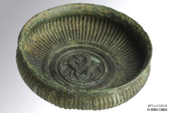 Bronze bowl with ibexes, Luristan, 900-700 BC