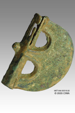 Openworked bronze ax, 2000 BC