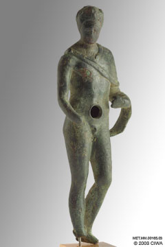 Disrobing ephebe, Roman World, 50-300 AD