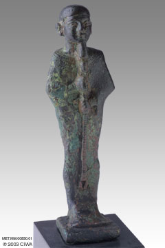 Bronze statuette of Ptah, Dyn. 25