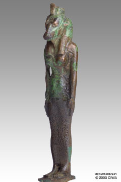 Hathor as a woman, cow headed, N.K.