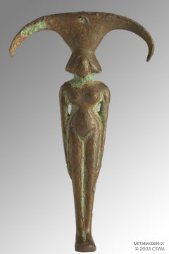 Anthropomorphic mirror handle, Dyn. 18