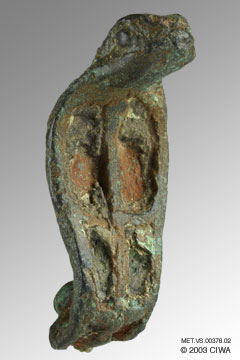 Uraeus from a royal crown, Dyn. 18