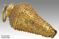 Gold pendant, Cyprus, 1400-1300 BC.
