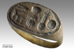 Cartouche ring of Akhenaten, Dyn. 18