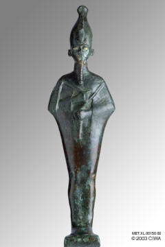 King Ahmose II (?) as Osiris, Dynasty 26