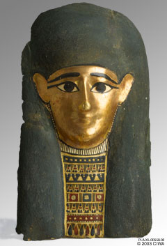 Gilded funerary mask, Dyn. 20
