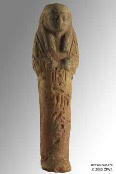 Red clayware shawabti of Ankhefenmut