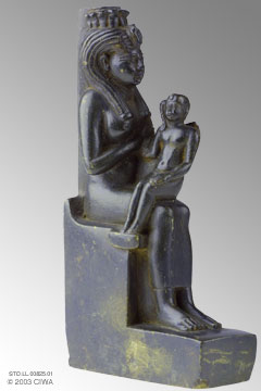 Queen as Isis nursing, Dyn. 25