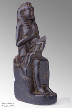 Queen as Isis nursing, Dyn. 12
