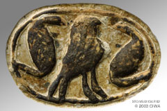 Scarab with ‘Ba’,  Dyn. 18