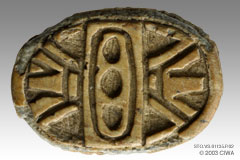 Scarab, decorative style, Dyn. 15