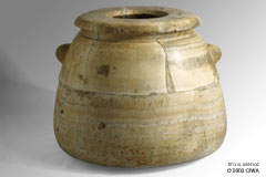 Massive alabaster libation vessel, 3000 BC