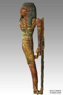 King wearing the royal headdress, Dyn. 18