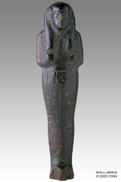 Wood shawabti of King Seti I, Dyn. 19