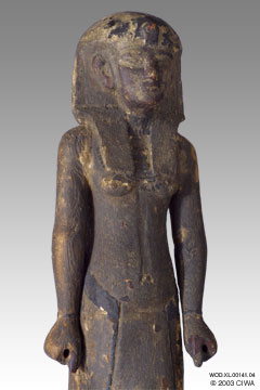 Wood statue of King Smenkhkare, Dyn. 18