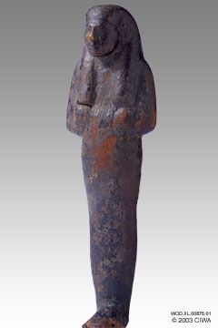 Wood shawabti of King Seti I, Dyn. 19