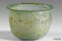 Large glass bowl, Roman world
