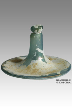 Lid from Roman cinerary urn, 50-225 AD