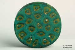 Inlay or game piece, Egypt, 100-300 AD