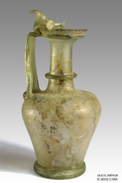 Large glass jug, Syria, 300-400 AD