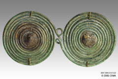 Spectacle fibula, Greece, 950-800 BC