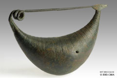 Votive boat fibula, Etruria, 750-650 BC