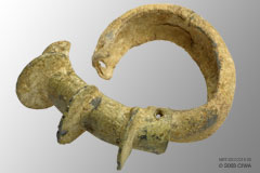 Hinged combat bracelet, Iran, c. 1000 BC