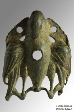 Bronze furniture accent, Rome, 28-280 AD