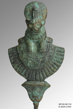 Aegis of Sakhmet on a lotus flower,  N.K.