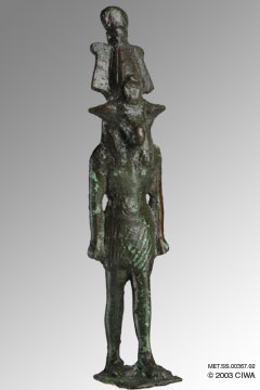 Unidentified king as Khnum, Dyn. 20