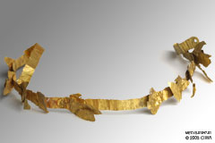 Funerary gold wreath, Mycenae c. 1300 BC