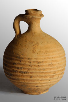 Ribbed pottery jug, Asia Minor, 1000-800 BC