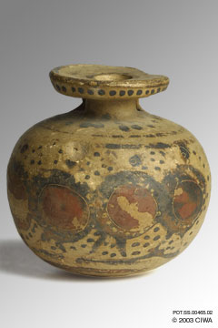 Pottery aryballos, Corinth, 700-600 BC