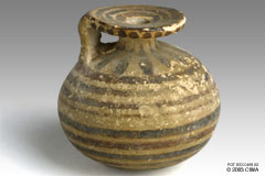 Pottery aryballos, Corinth, 700-600 BC