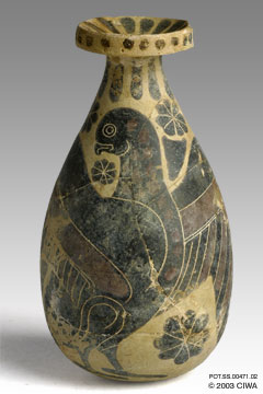 Pyriform aryballos, Corynth, 700-660 BC