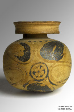Pottery aryballos, Corinth, 700-600 BC