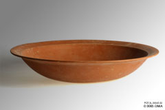 Red pottery basin, Roman Gaul, c.150 AD
