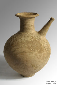 Spherical terracotta jug, Old Kingdom