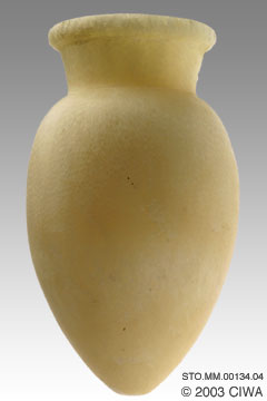 Alabaster unguent vase, Dyn. 18