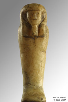 Alabaster shawabti, Dyn.12