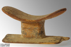 Wooden headrest, Egypt